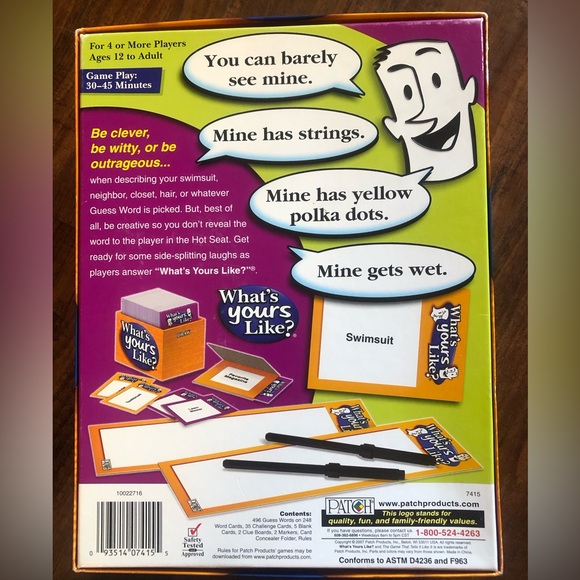 What’s Yours Like Game - Picture 2 of 3